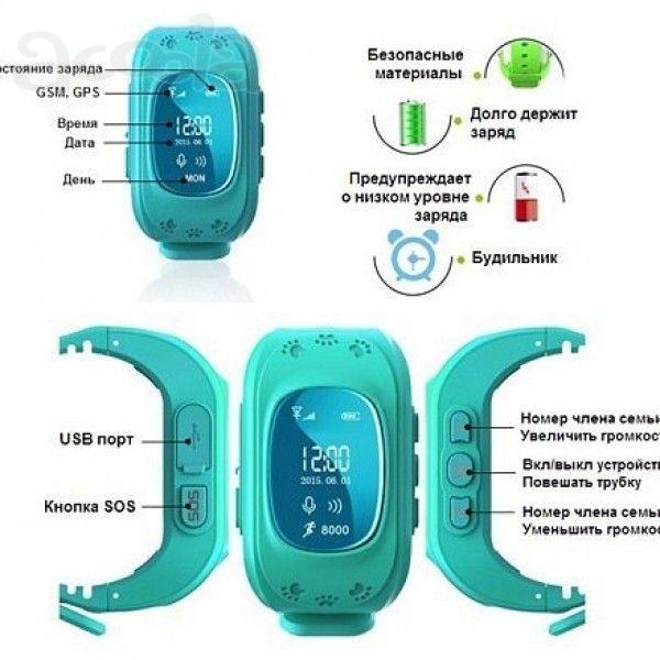 Детский GPS трекер часы телефон